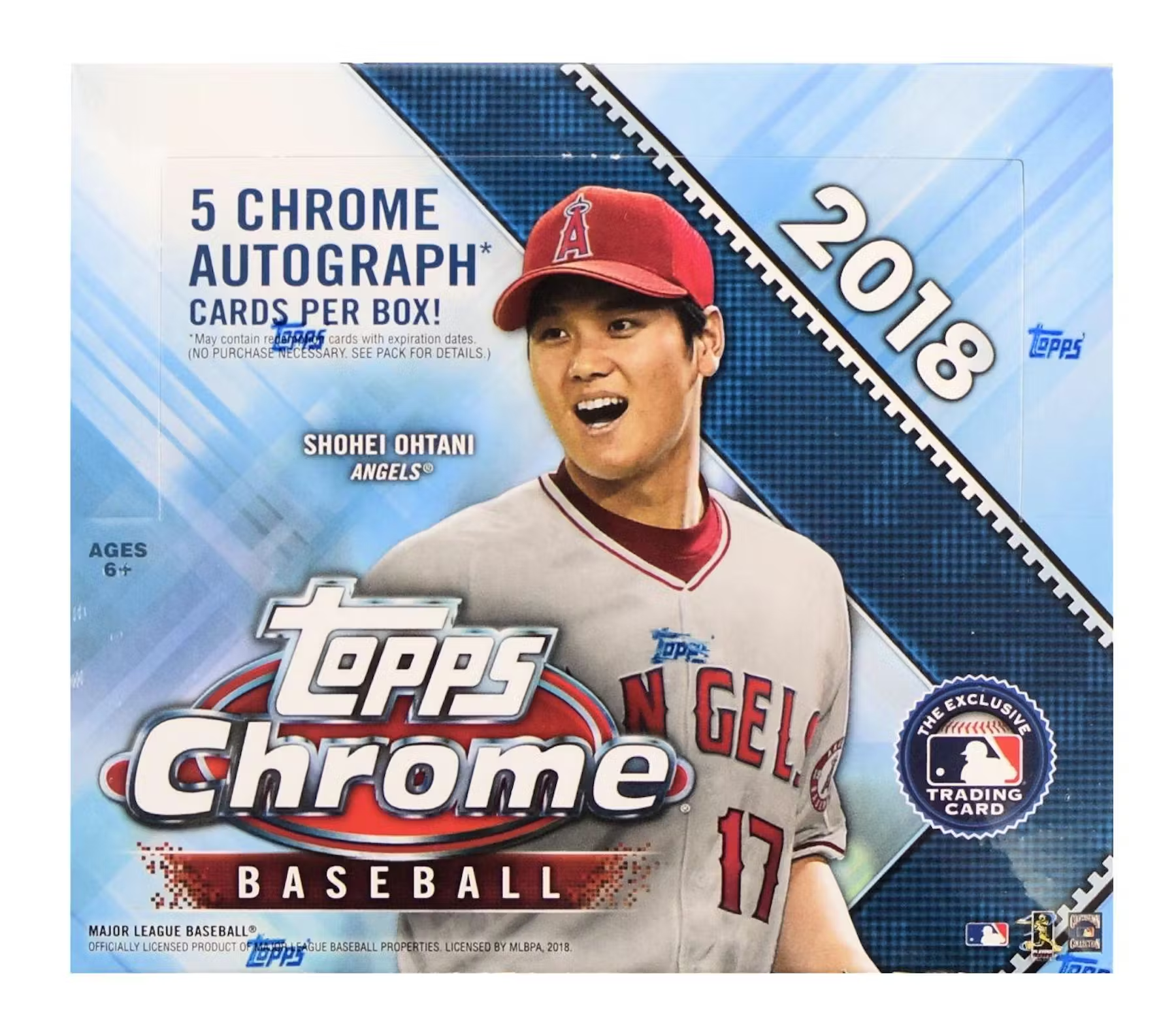 2018 Tothtpps Chthtrome Baseball Hobby Jumbo Box
